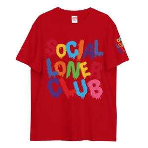 SLC RAINBOW DRIP Adult quality tee