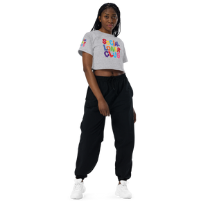 SLC RAINBOW DRIP Champion crop top