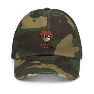 Mumble Rap Distressed Dad Hat