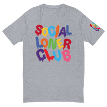 SLC RAINBOW DRIP Fitted T-shirt