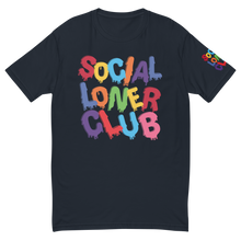 SLC RAINBOW DRIP Fitted T-shirt