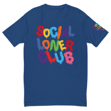 SLC RAINBOW DRIP Fitted T-shirt