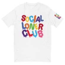 SLC RAINBOW DRIP Fitted T-shirt