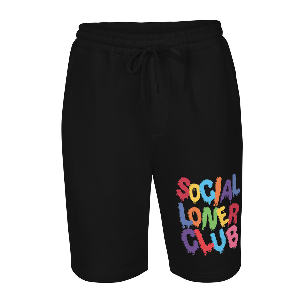 SLC RAINBOW DRIP  fleece shorts