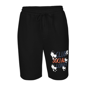 CLUB SOCIAL SYRACUSE SPLATT fleece shorts