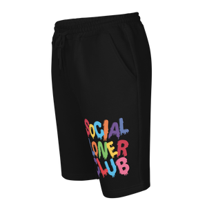 SLC RAINBOW DRIP  fleece shorts