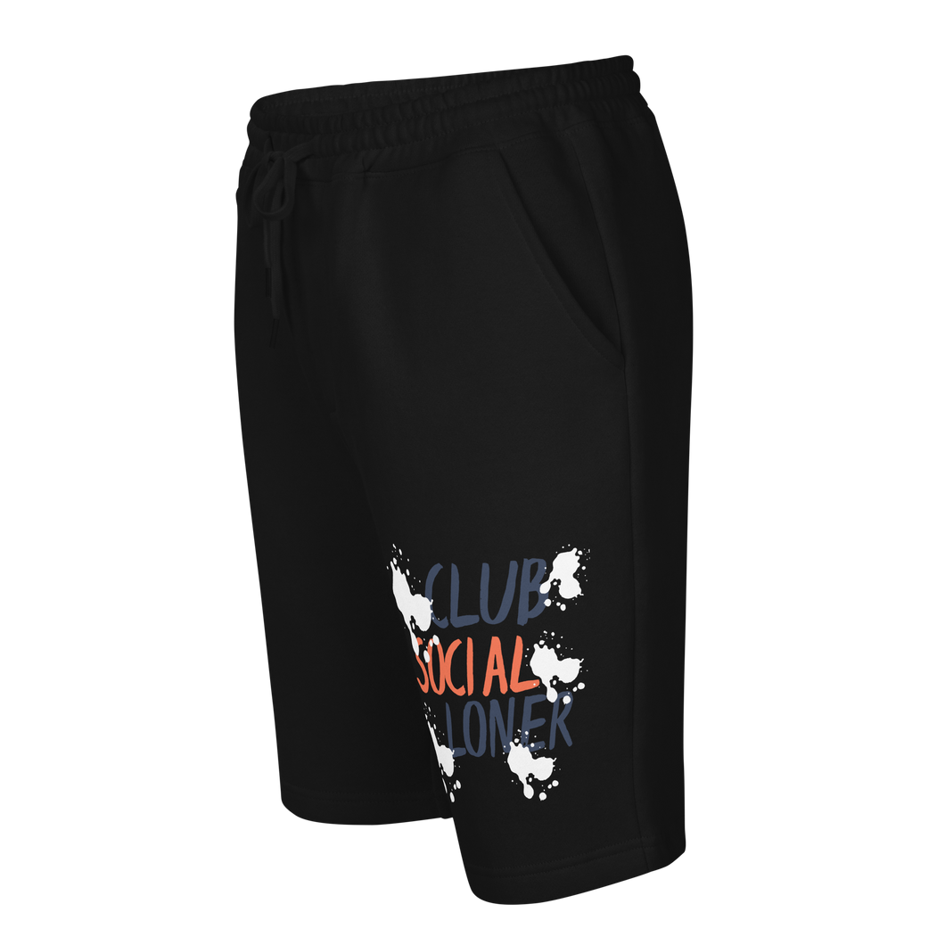 CLUB SOCIAL SYRACUSE SPLATT fleece shorts