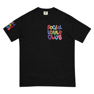 SLC RAINBOW DRIP UNISEX heavyweight T-SHIRT