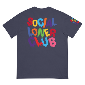 SLC RAINBOW DRIP UNISEX heavyweight T-SHIRT