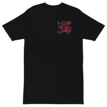 CLUB SOCIAL RED SPLATT UNISEX tee