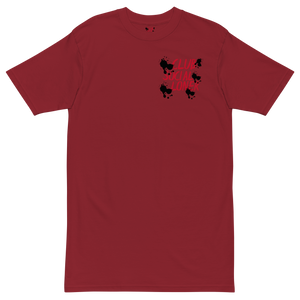 CLUB SOCIAL RED SPLATT UNISEX tee