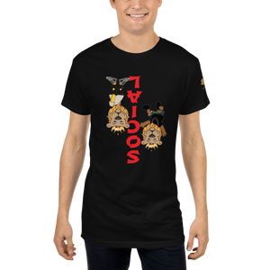 Upside Down Young King Double Trouble Long Body Fly Tee