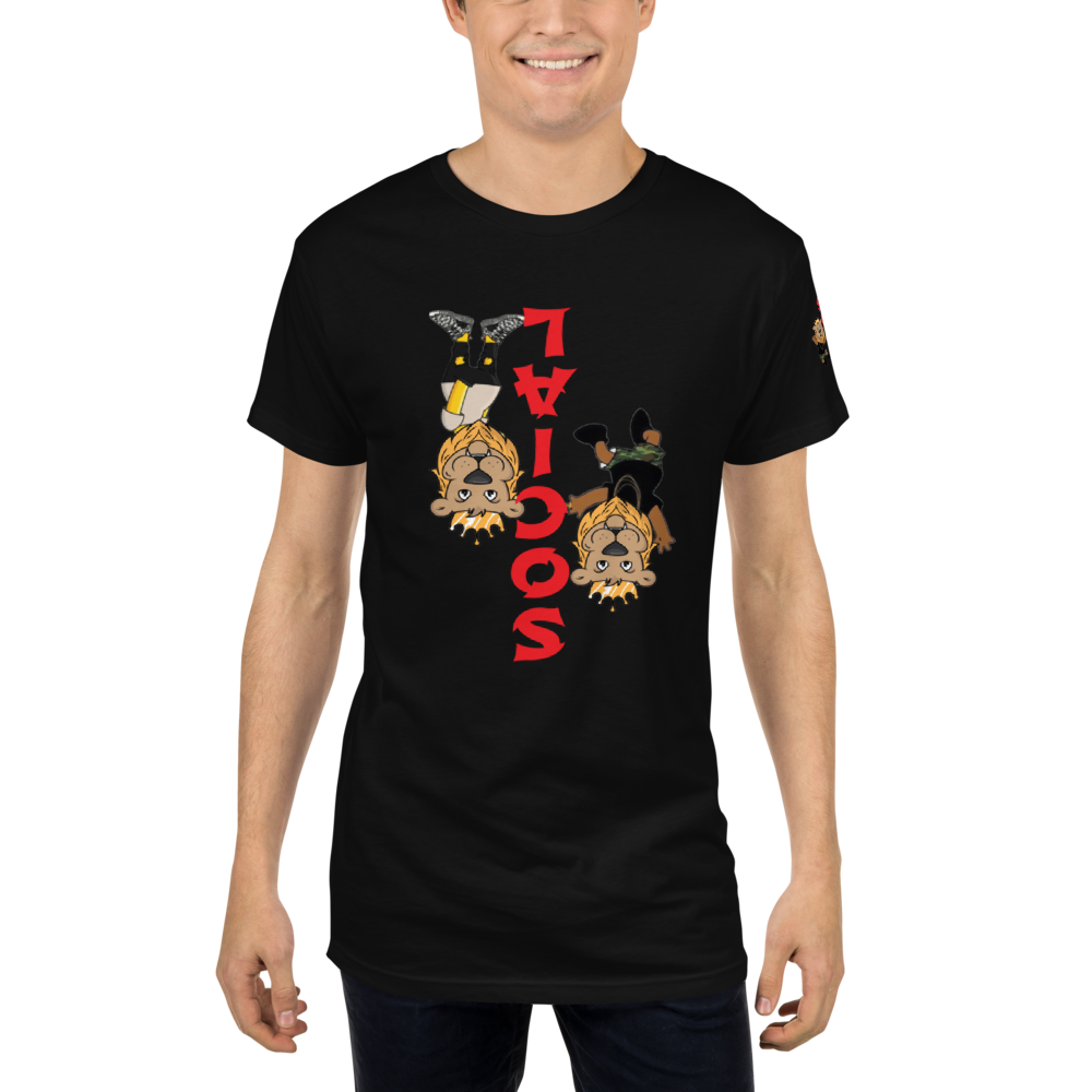 Upside Down Young King Double Trouble Long Body Fly Tee