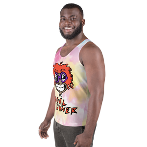 Mumble Rap Tie Dye All-Over Print Unisex Tank Top