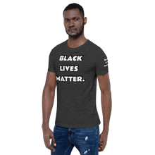 BLM (white font) Short-Sleeve Unisex T-Shirt