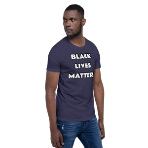 BLM (white font) Short-Sleeve Unisex T-Shirt