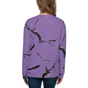 Mumble Rap Purple Marble Unisex Sweatshirt