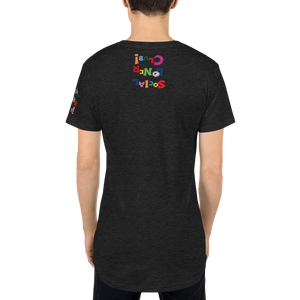 Upside Down SLC Rainbow Long Body Fly Tee