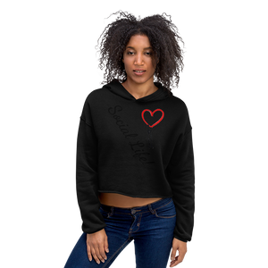 No Love Lost "Social Life" Crop Hoodie