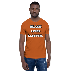 BLM (white font) Short-Sleeve Unisex T-Shirt