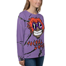 Mumble Rap Purple Marble Unisex Sweatshirt