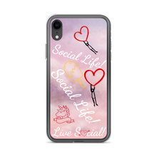 Social Life Clouds Pink iPhone Case