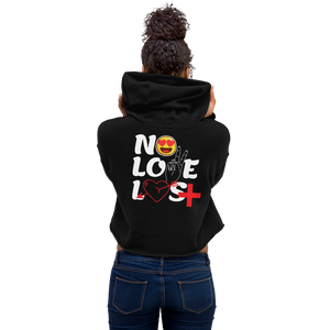 No Love Lost Logo Crop Hoodie