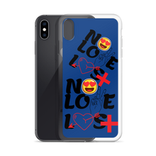 No Love Lost Blue iPhone Case