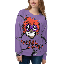 Mumble Rap Purple Marble Unisex Sweatshirt