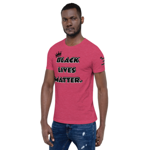 BLM (Black Font) Short-Sleeve Unisex T-Shirt