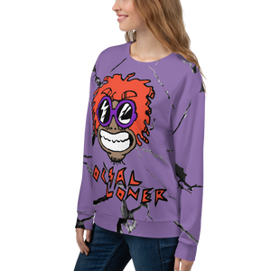 Mumble Rap Purple Marble Unisex Sweatshirt