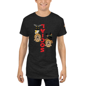 Upside Down Young King Double Trouble Long Body Fly Tee