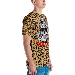 Crown Holder Leopard All - Over Men's T-shirt