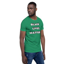 BLM (white font) Short-Sleeve Unisex T-Shirt