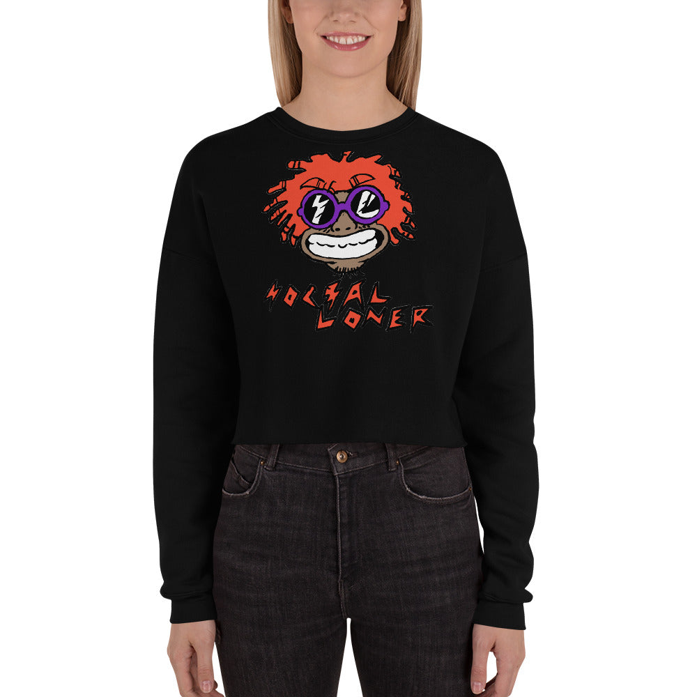 Mumble Rap Women's Crop Sweatshirt