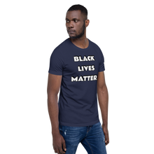 BLM (white font) Short-Sleeve Unisex T-Shirt