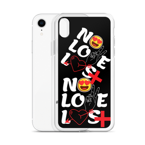 No Love Lost Black iPhone Case