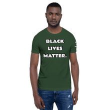 BLM (white font) Short-Sleeve Unisex T-Shirt