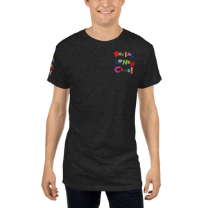 SLC Rainbow Left Chest & Back Logo Long Body Fly Tee