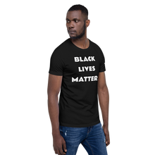 BLM (white font) Short-Sleeve Unisex T-Shirt