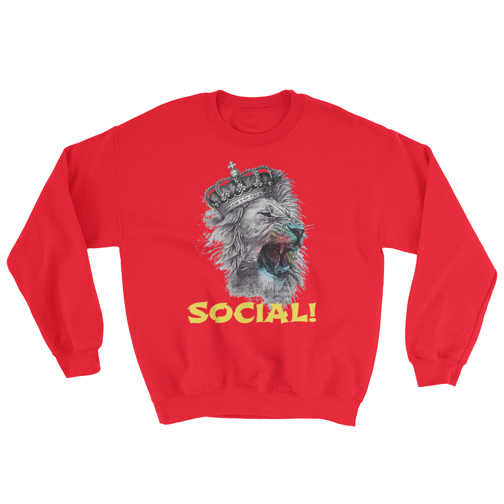 King of the Jungle Sweatshirt in Red