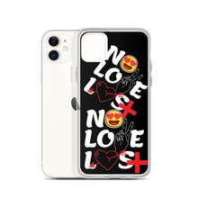 No Love Lost Black iPhone Case