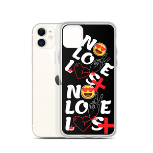 No Love Lost Black iPhone Case