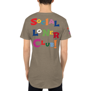 SLC Rainbow Left Chest & Back Logo Long Body Fly Tee