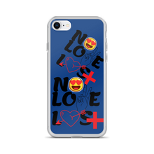 No Love Lost Blue iPhone Case