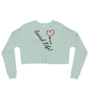 No Love Lost "Social Life" Crop Sweatshirt