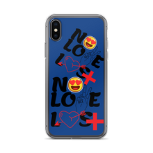 No Love Lost Blue iPhone Case
