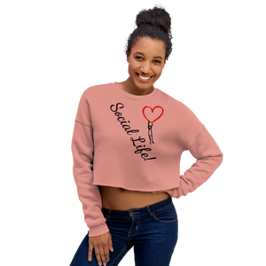 No Love Lost "Social Life" Crop Sweatshirt