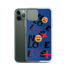 No Love Lost Blue iPhone Case