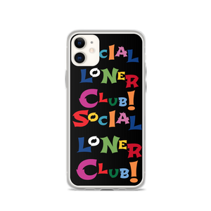 SLC Rainbow Black iPhone Cases